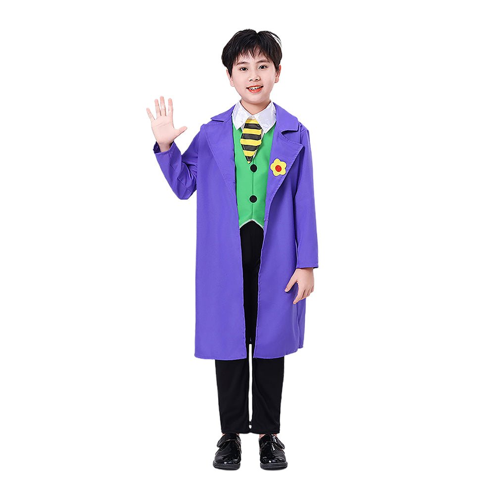 The Superhero Joker Theme Kids Halloween Costume - Little Surprise BoxThe Superhero Joker Theme Kids Halloween Costume