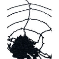 Thick 4 feet Black Spider web for Halloween Décor - Little Surprise BoxThick 4 feet Black Spider web for Halloween Décor