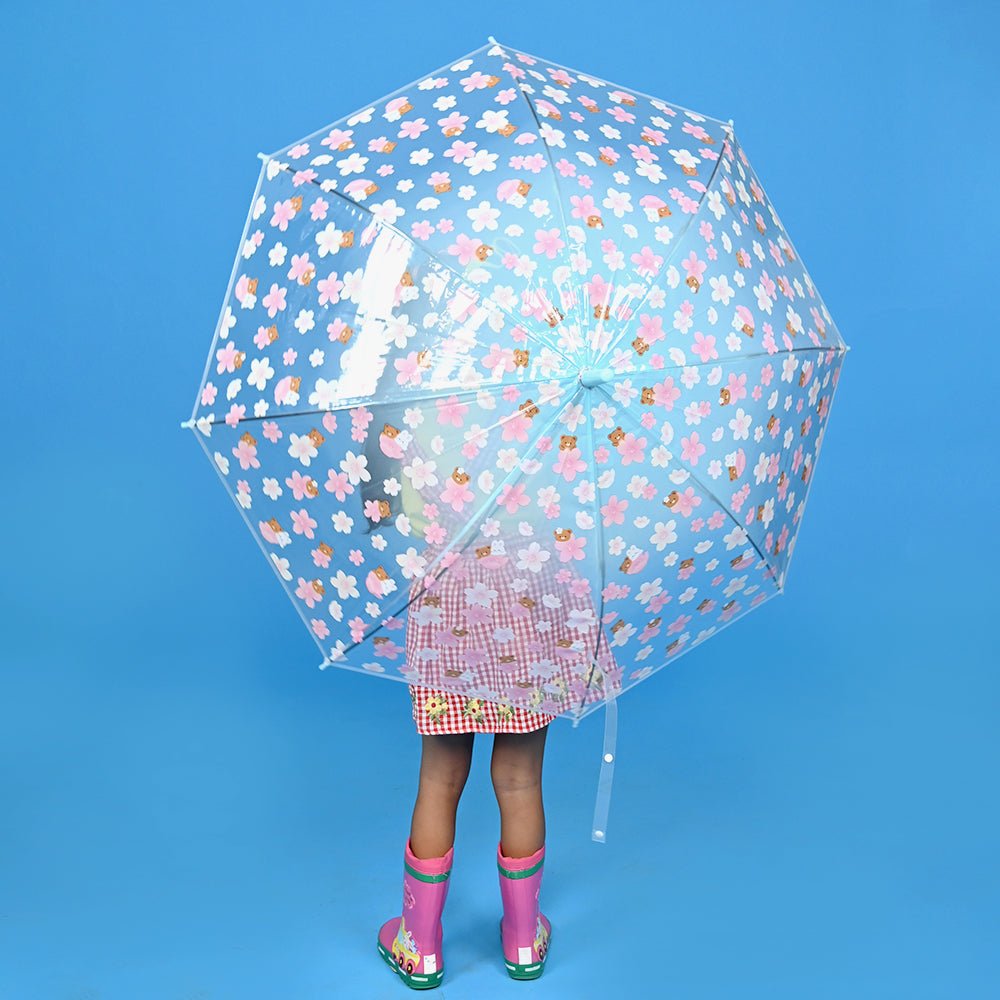 Transparent Blue Bunny Umbrella for Kids - Little Surprise BoxTransparent Blue Bunny Umbrella for Kids