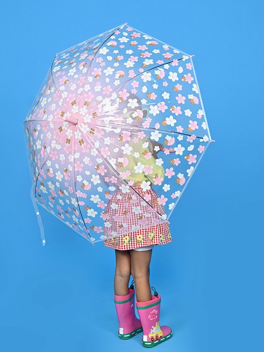 Transparent Pink Bunny Umbrella for Kids - Little Surprise BoxTransparent Pink Bunny Umbrella for Kids