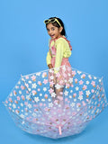 Transparent Pink Bunny Umbrella for Kids - Little Surprise BoxTransparent Pink Bunny Umbrella for Kids