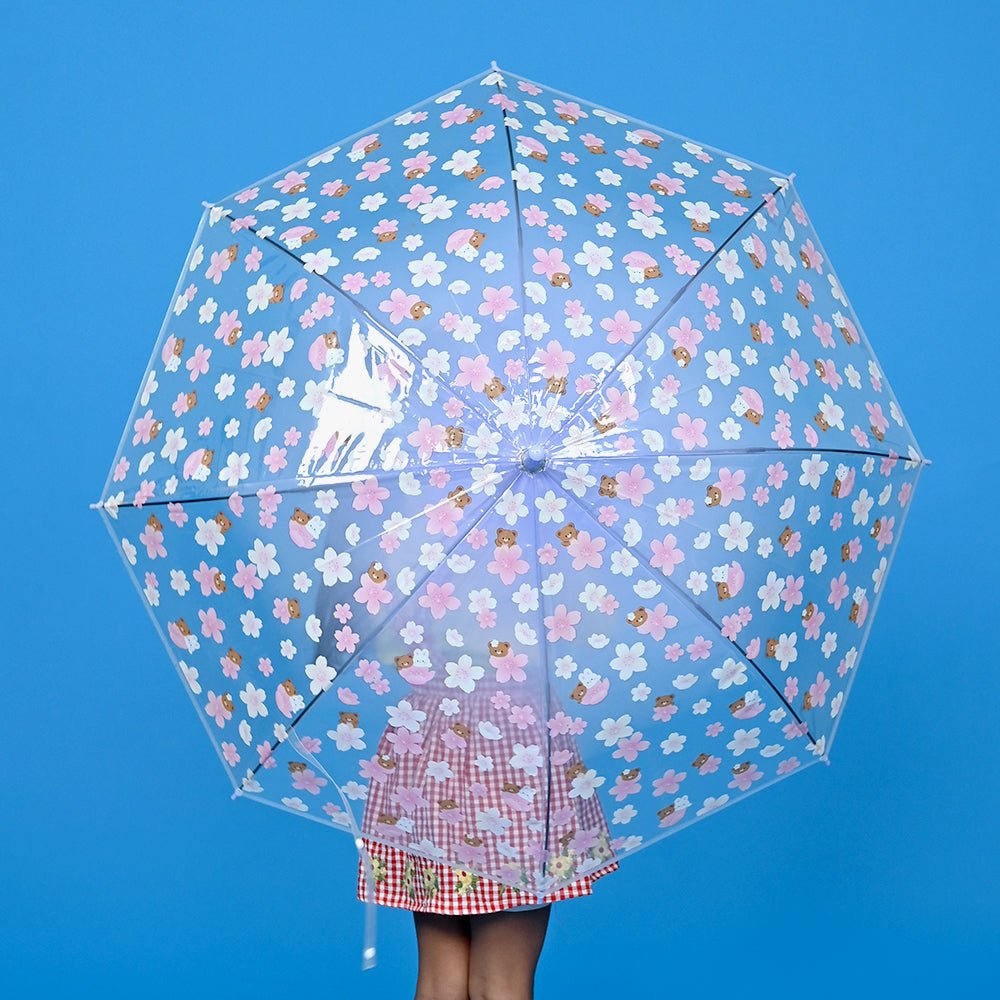 Transparent Purple Bunny Umbrella for Kids - Little Surprise BoxTransparent Purple Bunny Umbrella for Kids