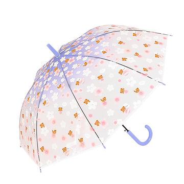 Transparent Purple Bunny Umbrella for Kids - Little Surprise BoxTransparent Purple Bunny Umbrella for Kids