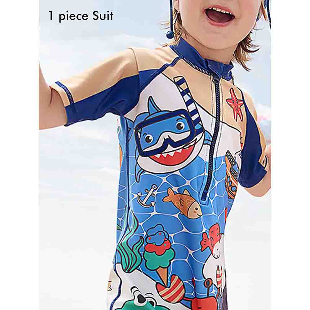 Under Sea theme Swimwear for Kids & Toddlers with UPF 50+ - Little Surprise BoxUnder Sea theme Swimwear for Kids & Toddlers with UPF 50+