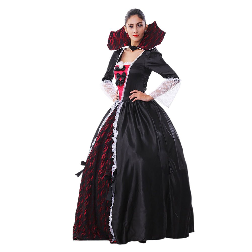 Victorian Queen Vampire Adults Halloween Costume Dress Up - Little Surprise BoxVictorian Queen Vampire Adults Halloween Costume Dress Up