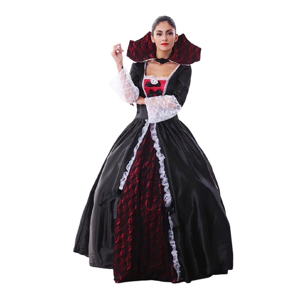 Victorian Queen Vampire Adults Halloween Costume Dress Up - Little Surprise BoxVictorian Queen Vampire Adults Halloween Costume Dress Up