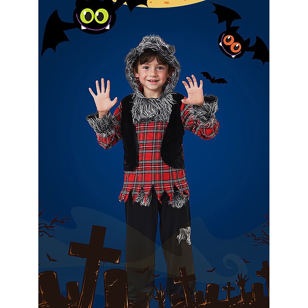 Werewolf Theme Kids Halloween Costume - Little Surprise BoxWerewolf Theme Kids Halloween Costume