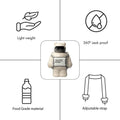 White Happy Ted Stainless Steel water Bottle for Kids, 450ml - Little Surprise BoxWhite Happy Ted Stainless Steel water Bottle for Kids, 450ml