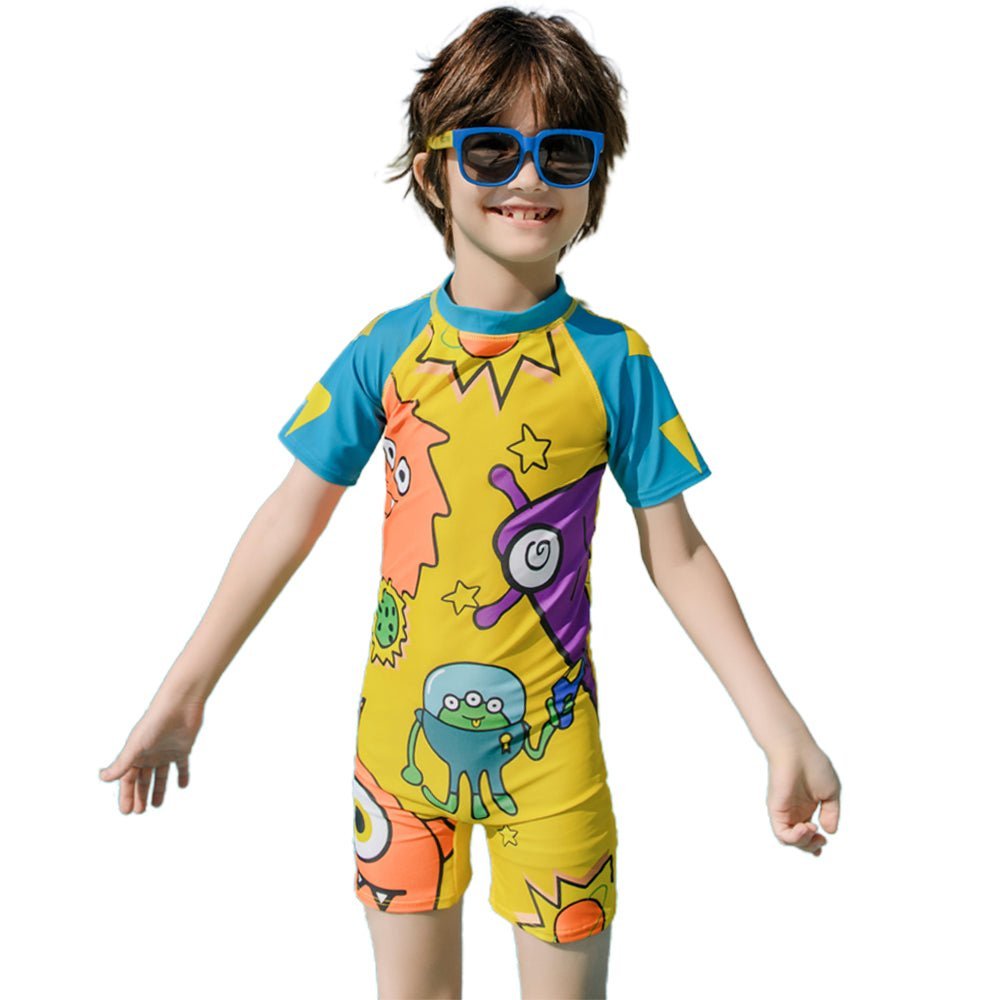 Yellow Aliens Swimwear/swimsuit for Kids - Little Surprise BoxYellow Aliens Swimwear/swimsuit for Kid - Little Surprise BoxYellow Aliens Swimwear/swimsuit for Kid