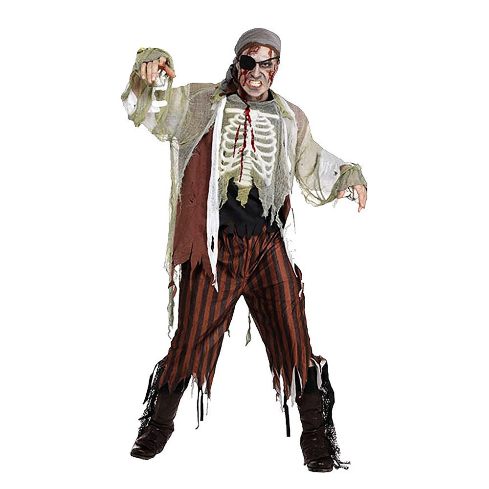 Zombie Pirate Adults Halloween Costume Dress Up - Little Surprise BoxZombie Pirate Adults Halloween Costume Dress Up