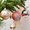 16pcs Peach Snowflakes Shimmer Christmas Ball Tree ornaments XMAS Decoration Set - Little Surprise Box16pcs Peach Snowflakes Shimmer Christmas Ball Tree ornaments XMAS Decoration Set