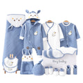 22 pcs Blue Hunny Bunny, New born Baby Girl/Boy Gift Hamper All Season wear Clothes Gift Hamper Box, (0-6months) - Little Surprise Box22 pcs Blue Hunny Bunny, New born Baby Girl/Boy Gift Hamper All Season wear Clothes Gift Hamper Box, (0-6months)