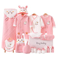 22 pcs Pink Hunny Bunny, New born Baby Girl/Boy Gift Hamper All Season wear Clothes Gift Hamper Box, (0-6months) - Little Surprise Box22 pcs Pink Hunny Bunny, New born Baby Girl/Boy Gift Hamper All Season wear Clothes Gift Hamper Box, (0-6months)