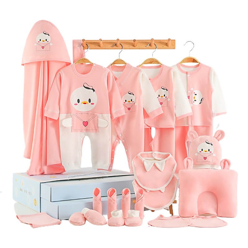 23 Pcs Newly Born Baby Girl/Boy Gift Hamper PinkDonald - Little Surprise Box23 Pcs Newly Born Baby Girl/Boy Gift Hamper PinkDonald