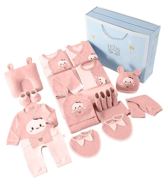 23 Pcs Newly Born Baby Girl/Boy Gift Hamper PinkDonald - Little Surprise Box23 Pcs Newly Born Baby Girl/Boy Gift Hamper PinkDonald