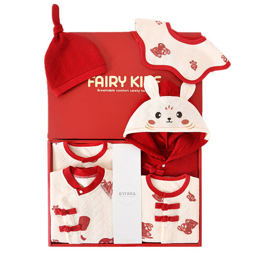 24 pcs Red Chinese Bow, New born Baby Girl/Boy Gift Hamper All Season wear Clothes Gift Hamper Box, (0-6months) - Little Surprise Box24 pcs Red Chinese Bow, New born Baby Girl/Boy Gift Hamper All Season wear Clothes Gift Hamper Box, (0-6months)