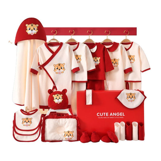 25 pcs Newly Born Baby Girl/Boy Gift Hamper (Red Tiger) 0-6 Months - Little Surprise Box25 pcs Newly Born Baby Girl/Boy Gift Hamper (Red Tiger) 0-6 Months