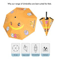 3 Ducklings theme, Unique Spanish Patio Style Kids Umbrella, 5-12 years,Orange - Little Surprise Box3 Ducklings theme, Unique Spanish Patio Style Kids Umbrella, 5-12 years,Orange