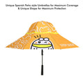 3 Ducklings theme, Unique Spanish Patio Style Kids Umbrella, 5-12 years,Orange - Little Surprise Box3 Ducklings theme, Unique Spanish Patio Style Kids Umbrella, 5-12 years,Orange