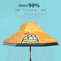 3 Ducklings theme, Unique Spanish Patio Style Kids Umbrella, 5-12 years,Orange - Little Surprise Box3 Ducklings theme, Unique Spanish Patio Style Kids Umbrella, 5-12 years,Orange