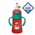 3d Snowman Head Christmas Theme Stainless Steel Water Bottle with handle for Infants and Toddlers, Red ,360ml - Little Surprise Box3d Snowman Head Christmas Theme Stainless Steel Water Bottle with handle for Infants and Toddlers, Red ,360ml