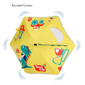 3d Tail Cool Dino Transparent Patch Kids Umbrella, 2-6 years, Yellow - Little Surprise Box3d Tail Cool Dino Transparent Patch Kids Umbrella, 2-6 years, Yellow