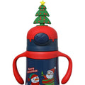 3d XMAS tree Christmas Theme Stainless Steel Water Bottle with handle for Infants and Toddlers, Blue,360ml - Little Surprise Box3d XMAS tree Christmas Theme Stainless Steel Water Bottle with handle for Infants and Toddlers, Blue,360ml