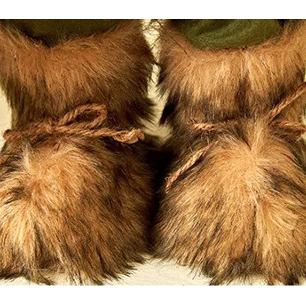 45cms Olive & Red Furry Santa Claus Self Standing Christmas Table Décor & Christmas Decoration - Little Surprise Box45cms Olive & Red Furry Santa Claus Self Standing Christmas Table Décor & Christmas Decoration