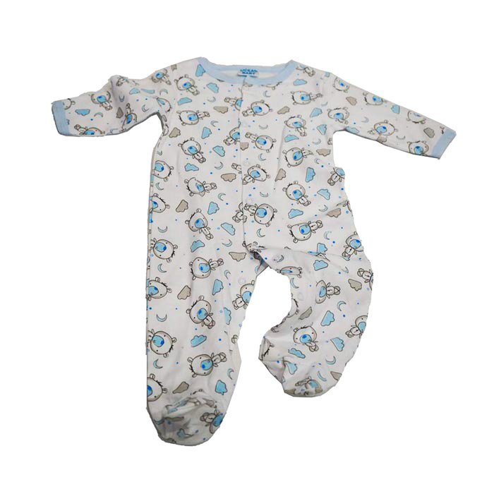 5 Piece Blue Bear 100% Cotton Infant Baby Girl/Boy Clothes Set - Little Surprise Box5 Piece Blue Bear 100% Cotton Infant Baby Girl/Boy Clothes Set