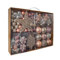 70 pcs Bronze Metal Shaded Big Star themed Christmas Ball Tree ornaments XMAS Decoration Set - Little Surprise Box70 pcs Bronze Metal Shaded Big Star themed Christmas Ball Tree ornaments XMAS Decoration Set