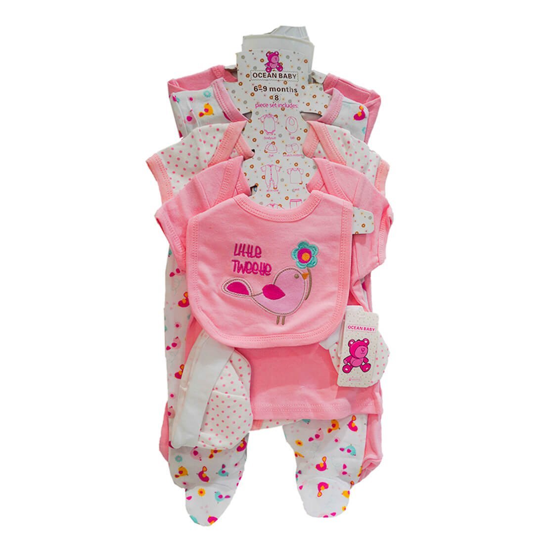 8 piece outlet baby clothes set