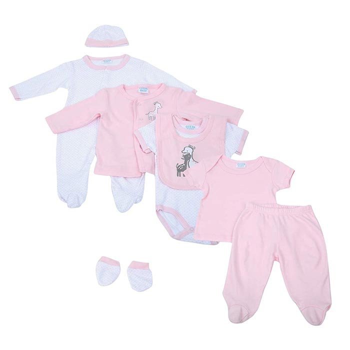 5 Pcs Imported Newborn Baby Clothes Gift Set– arzaan.pk