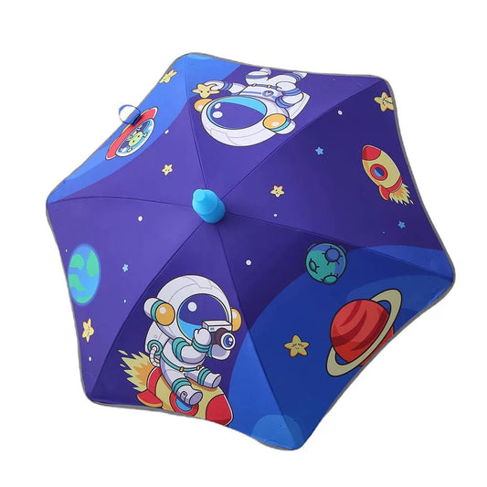 Astro Space theme, Canopy Shape Umbrella for Kids, 5-12yrs - Little Surprise BoxAstro Space theme, Canopy Shape Umbrella for Kids, 5-12yrs