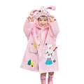 Baby Pink Rabbit Theme Raincoat for Kids - Little Surprise BoxBaby Pink Rabbit Theme Raincoat for Kids