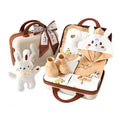 Beige Rabbit 27pcs Mini Suitcase style Newborn Hamper for Baby Boy/Baby Girl , 0-6 months - Little Surprise BoxBeige Rabbit 27pcs Mini Suitcase style Newborn Hamper for Baby Boy/Baby Girl , 0-6 months