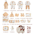 Beige Rabbit 27pcs Mini Suitcase style Newborn Hamper for Baby Boy/Baby Girl , 0-6 months - Little Surprise BoxBeige Rabbit 27pcs Mini Suitcase style Newborn Hamper for Baby Boy/Baby Girl , 0-6 months