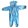 Big Blue Hippo Playsuit Raincoat - Little Surprise BoxBig Blue Hippo Playsuit Raincoat