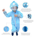 Big Blue Hippo Playsuit Raincoat - Little Surprise BoxBig Blue Hippo Playsuit Raincoat