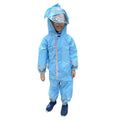 Big Blue Hippo Playsuit Raincoat - Little Surprise BoxBig Blue Hippo Playsuit Raincoat