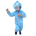 Big Blue Hippo Playsuit Raincoat - Little Surprise BoxBig Blue Hippo Playsuit Raincoat