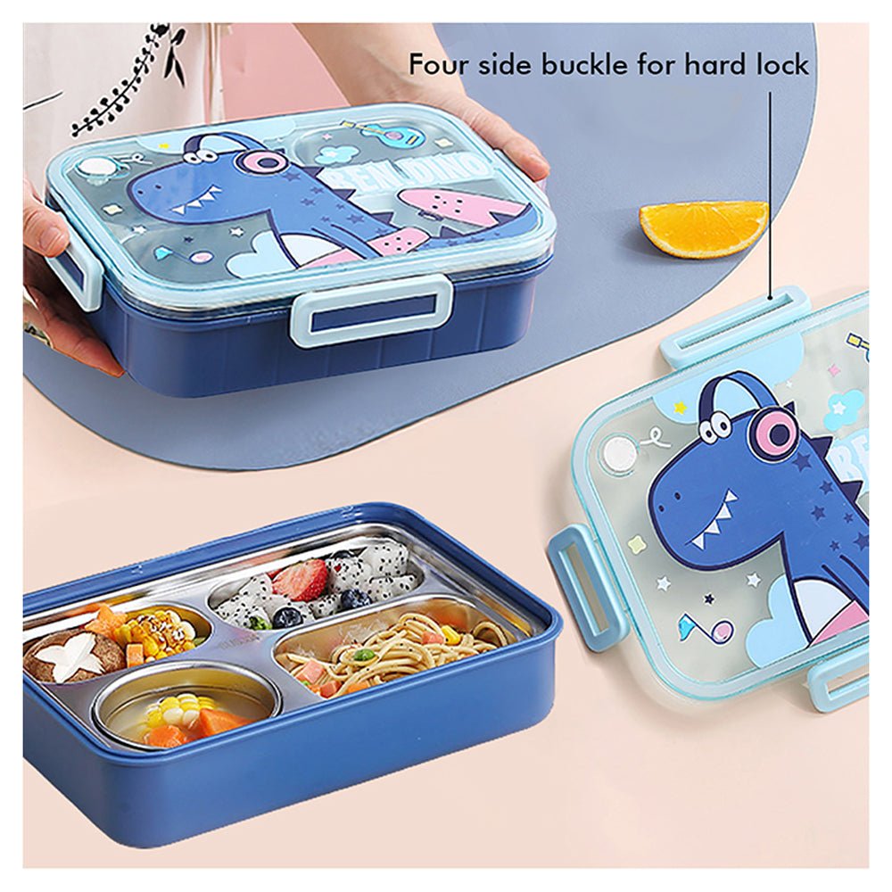 Big Dino Astro Lunch Box ,Insulated Lunch Bag & Water Bottle, chopsticks & spoon Combo Set of 5 for Kids - Little Surprise BoxBig Dino Astro Lunch Box ,Insulated Lunch Bag & Water Bottle, chopsticks & spoon Combo Set of 5 for Kids