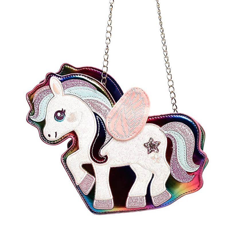 Blingy Rainbow Unicorn Sling Bag