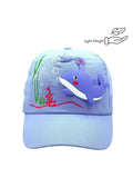 Blue 3d Dolphin Casual Cap for Kids - Little Surprise BoxBlue 3d Dolphin Casual Cap for Kids