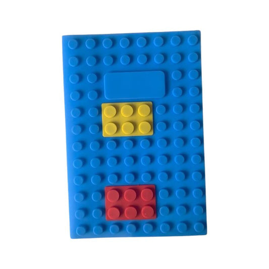 Blue A5 page Lego Cover Notebook - Little Surprise BoxBlue A5 page Lego Cover Notebook