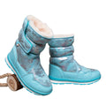 Blue and Silver Glam Women Winter Snowboots - Little Surprise BoxBlue and Silver Glam Women Winter Snowboots