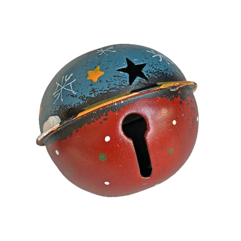 Blue & Brown Big Size Jingle Ball Tree Ornament - Little Surprise BoxBlue & Brown Big Size Jingle Ball Tree Ornament