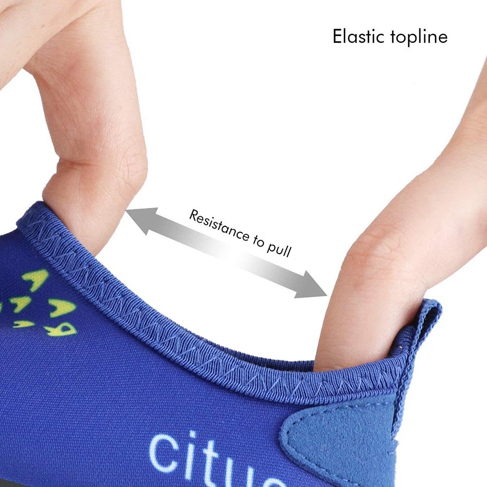 Blue Dino Non- slip, Quick dry Beach shoes for kids - Little Surprise BoxBlue Dino Non- slip, Quick dry Beach shoes for kids