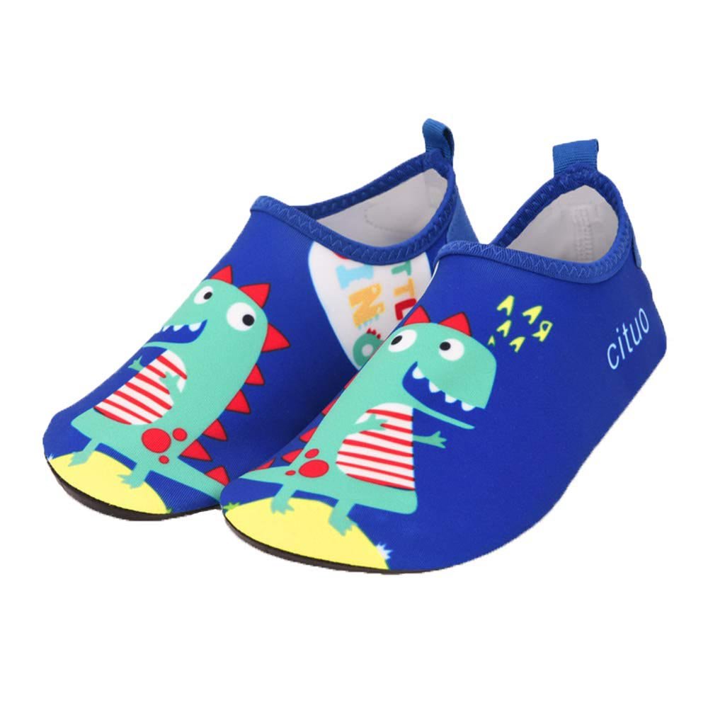 Blue Dino Non- slip, Quick dry Beach shoes for kids - Little Surprise BoxBlue Dino Non- slip, Quick dry Beach shoes for kids