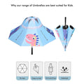 Blue Dino, Unique Spanish Patio Style Kids Umbrella, 5-12 years, Blue - Little Surprise BoxBlue Dino, Unique Spanish Patio Style Kids Umbrella, 5-12 years, Blue