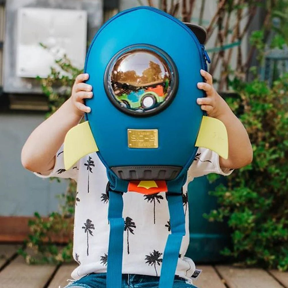 Blue Rocket Backpack for Toddlers - Little Surprise BoxBlue Rocket Backpack for Toddlers